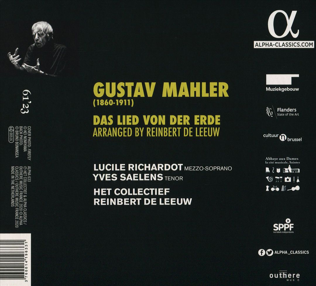 Mahler: Das Lied von der Erde cover art