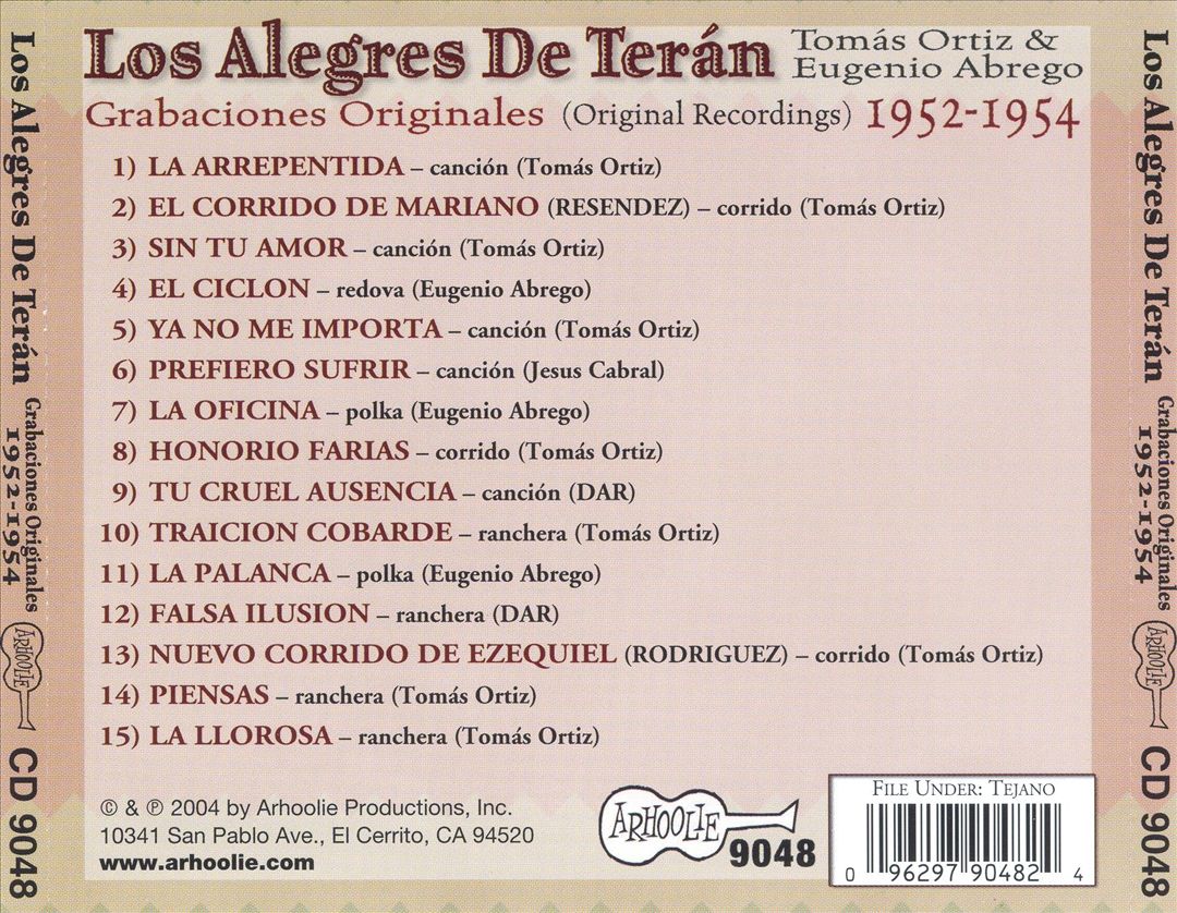 Grabaciones Orginales: 1952-1954 cover art