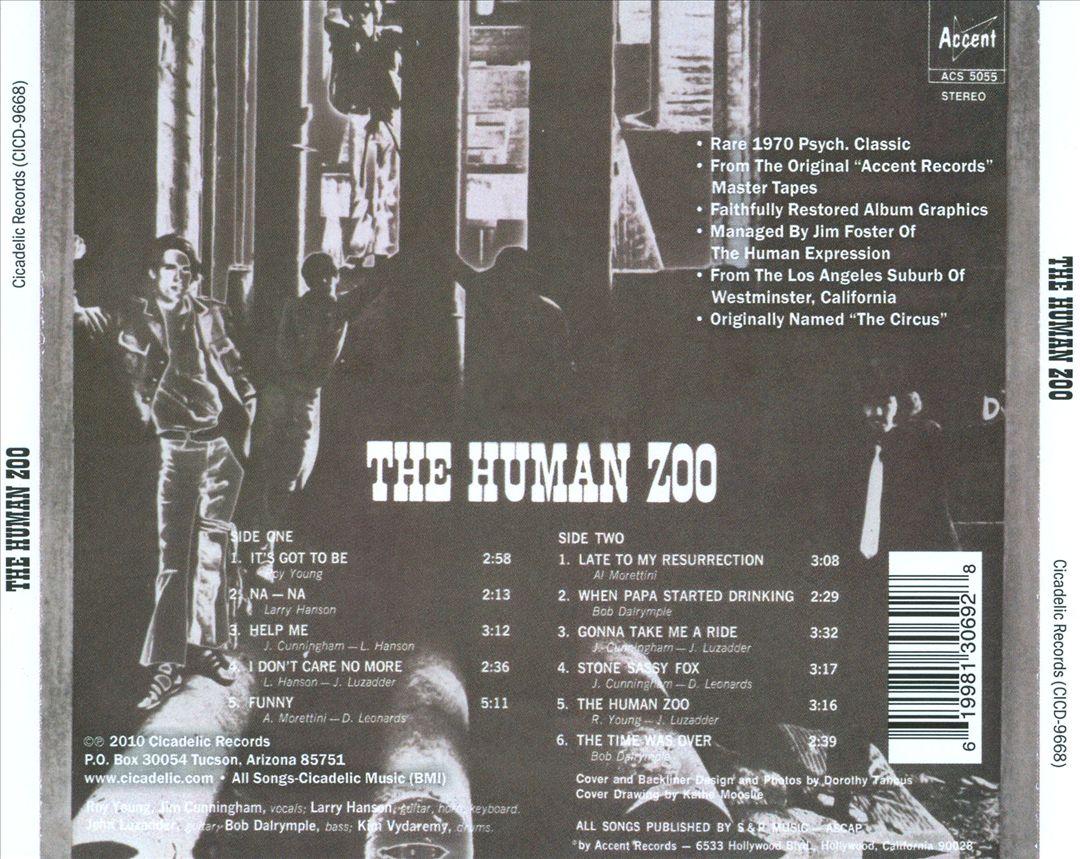 Human Zoo cover art