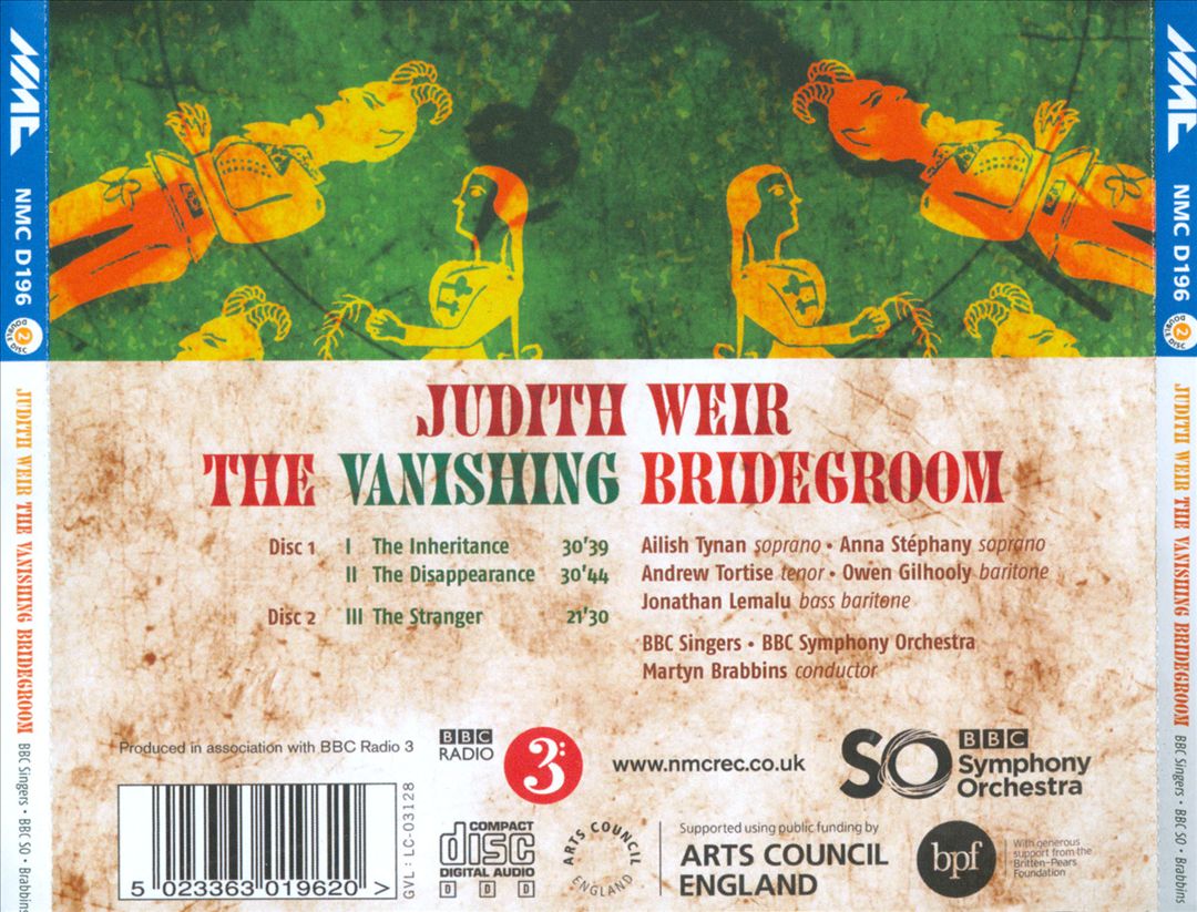 Judith Weir: The Vanishing Bridegroom cover art