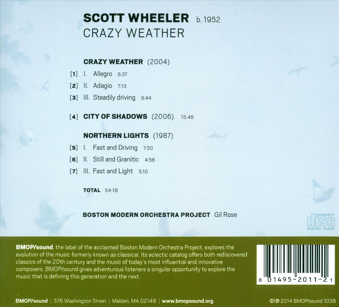 Scott Wheeler: Crazy Weather cover art