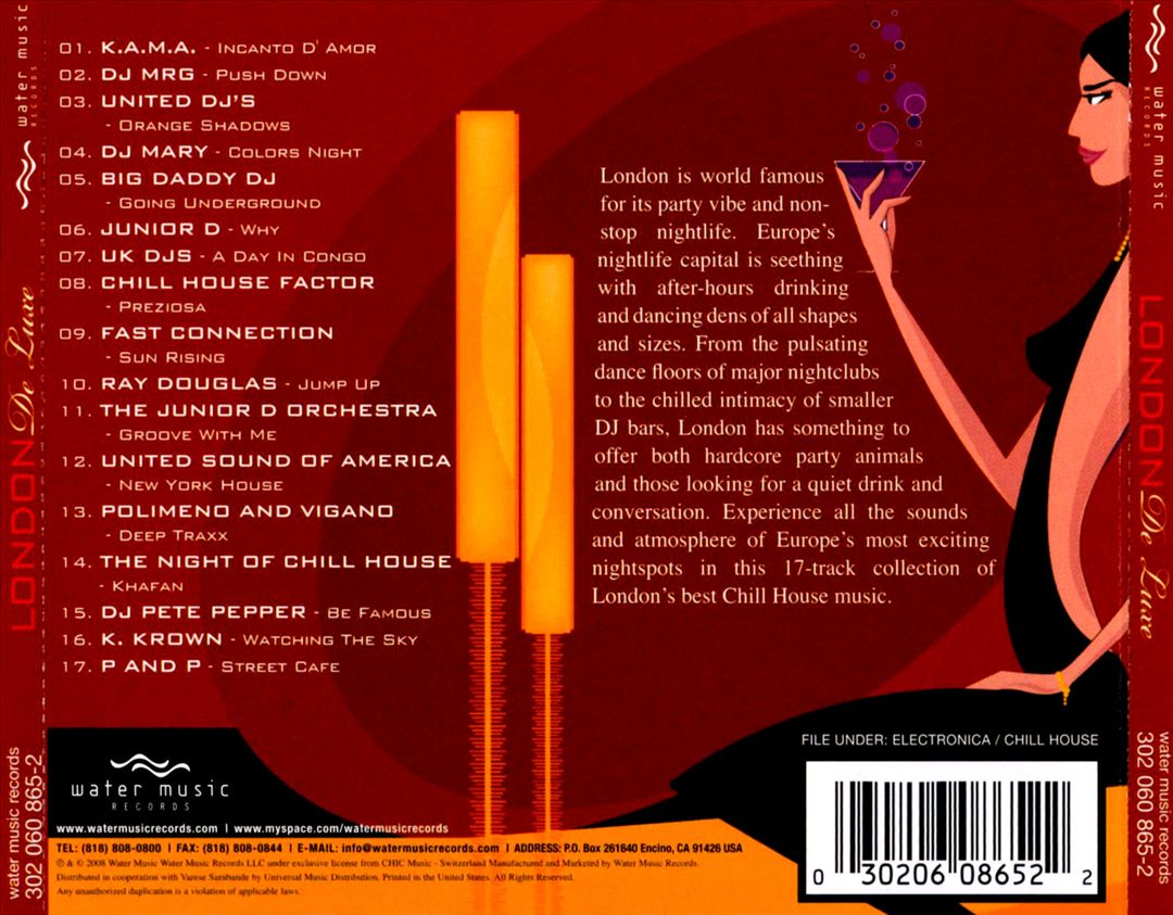 London de Luxe: The Finest Selection of Chill House cover art