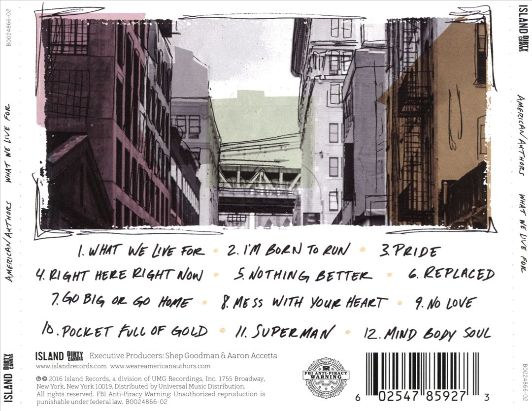 What We Live For cover art