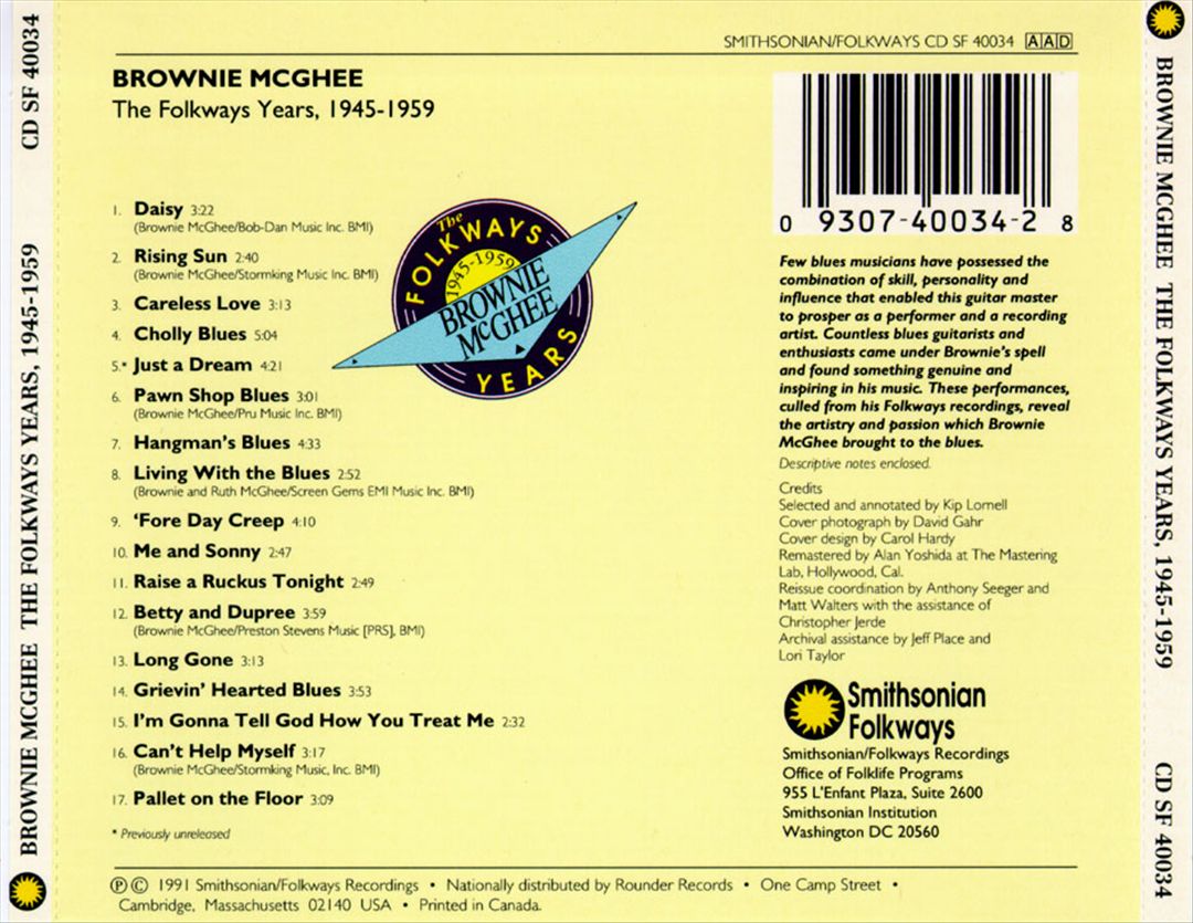 Folkways Years (1945-1959) cover art