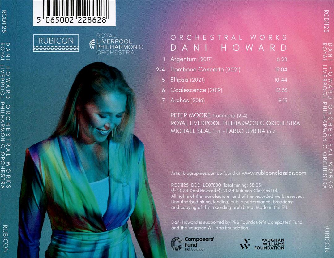 Dani Howard: Orchestral Works cover art