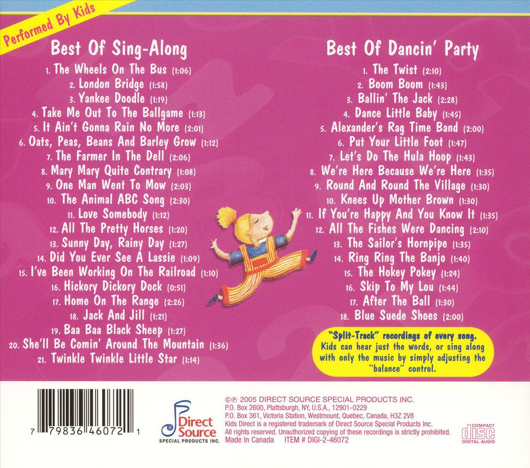 Simply the Best Kids Songs [2001] cover art
