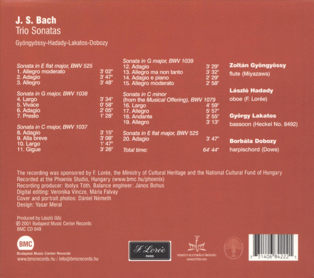 Bach: Trio Sonatas cover art