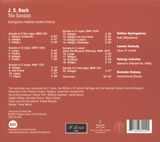 Bach: Trio Sonatas cover art
