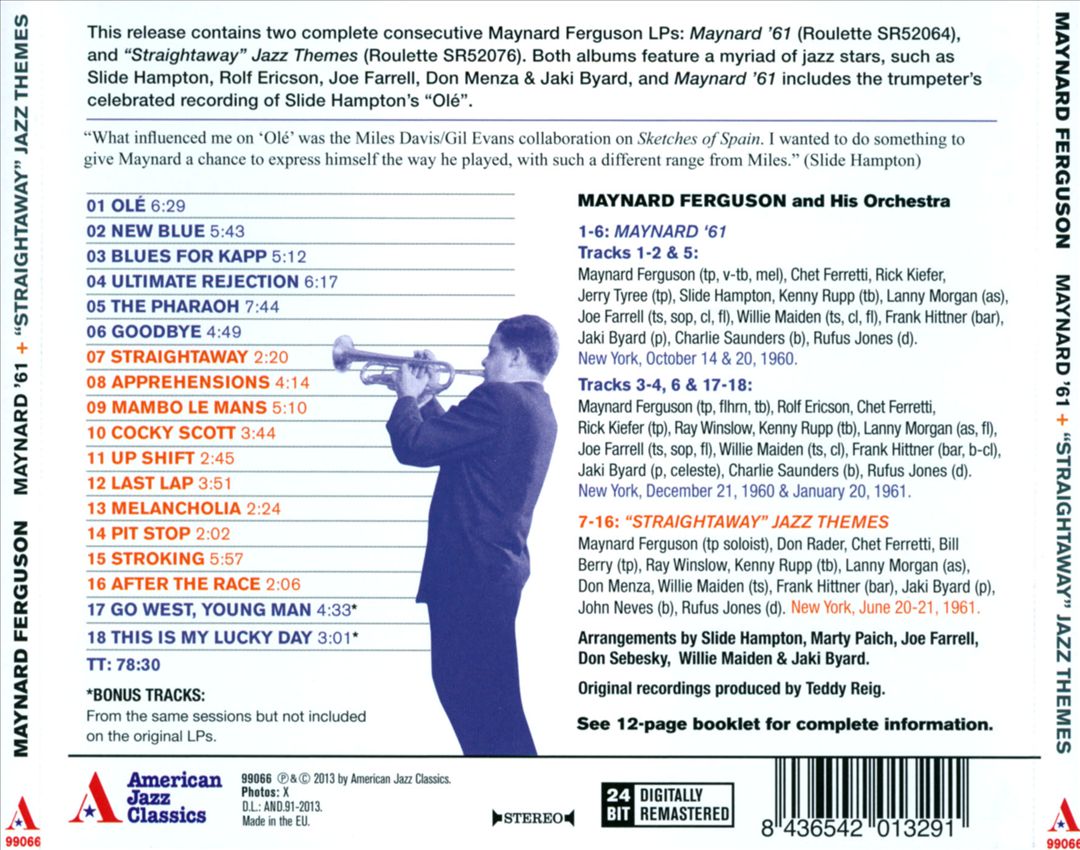 Maynard '61/Straightaway Jazz Themes cover art