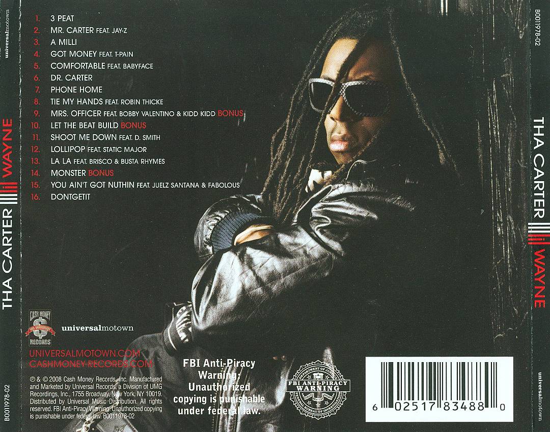 Tha Carter III [Revised Track Listing] [Clean] cover art