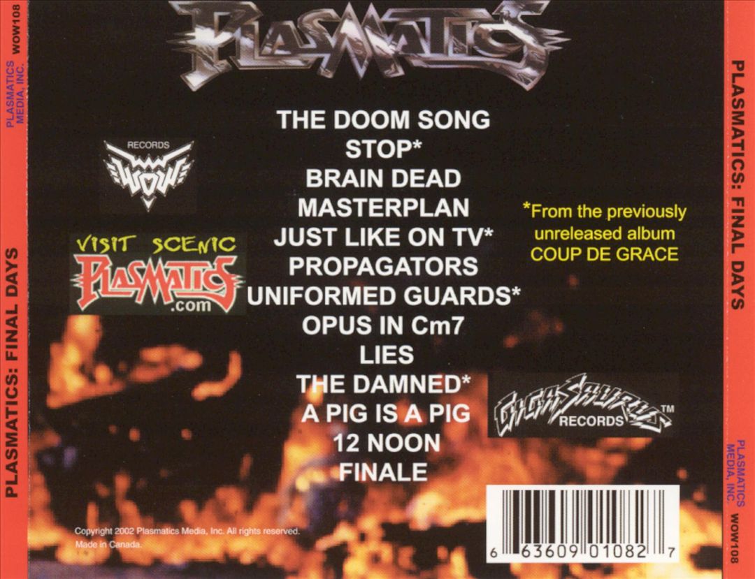 Final Days: Anthems for the Apocalypse cover art