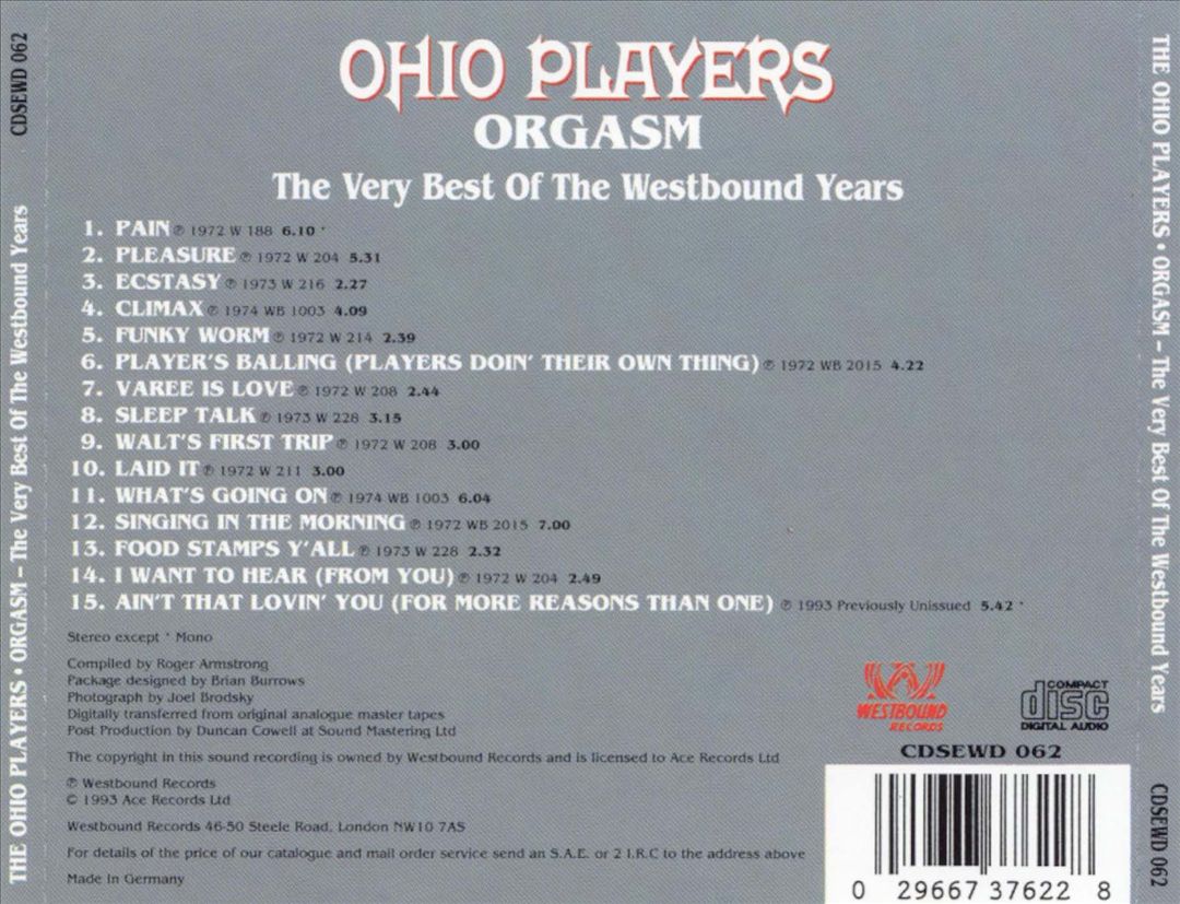 Orgasm: The Very Best of the Westbound Years cover art