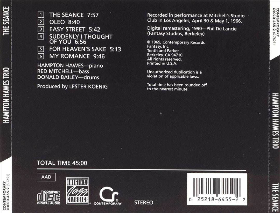 Seance cover art