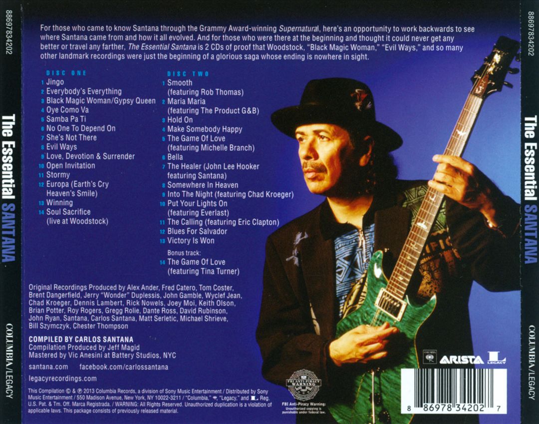 Essential Santana cover art