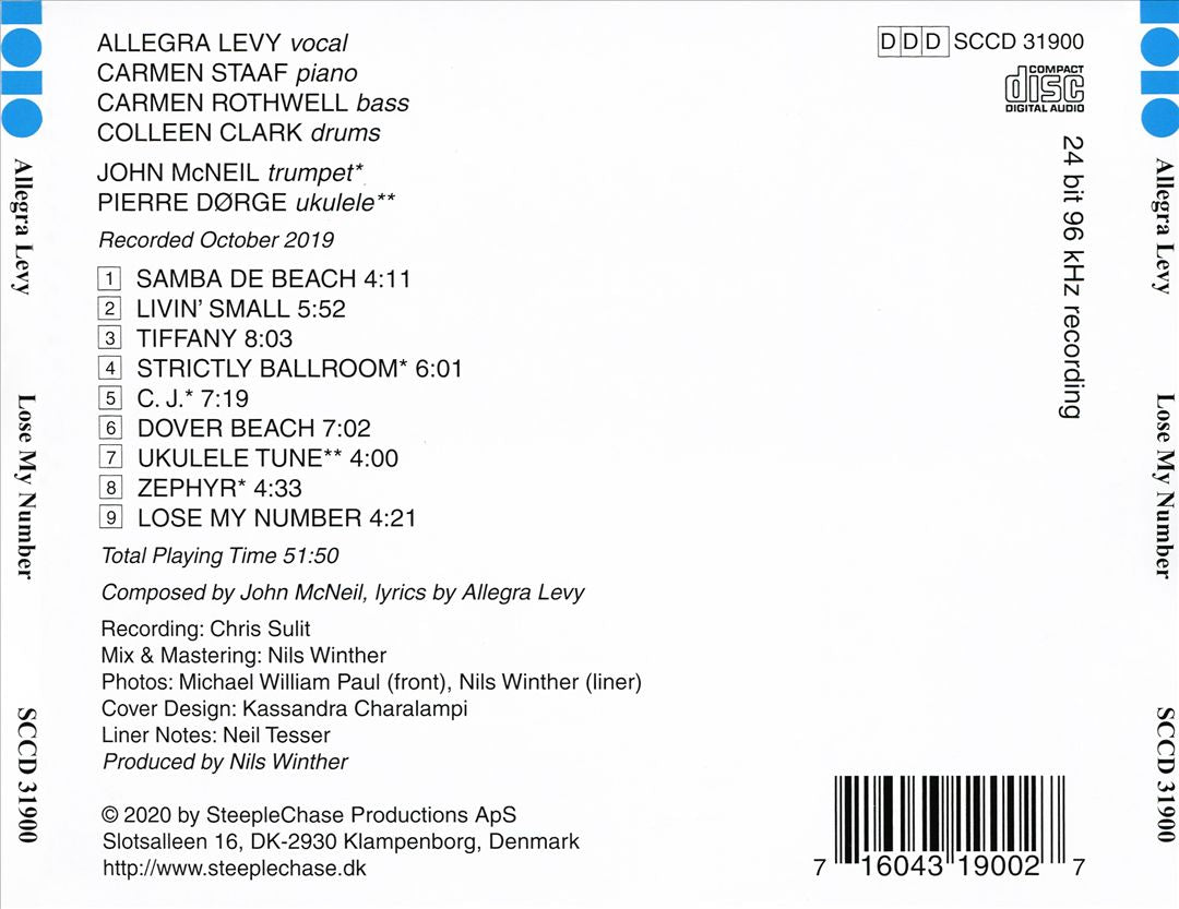 Lose My Number cover art