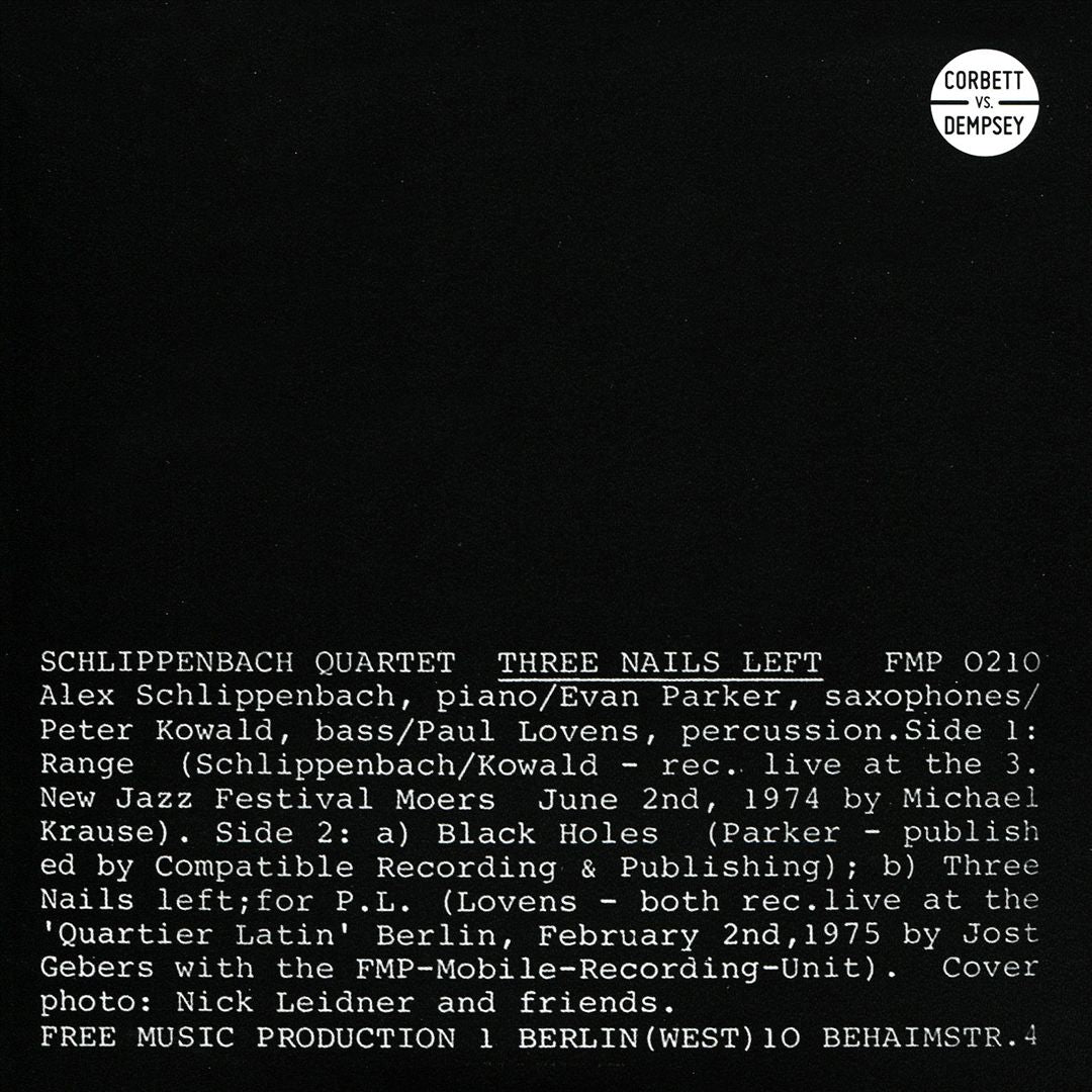 Three Nails Left cover art