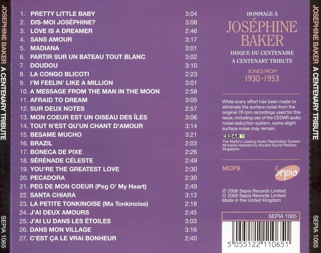 Centenary Tribute: Songs from 1930-1953 cover art