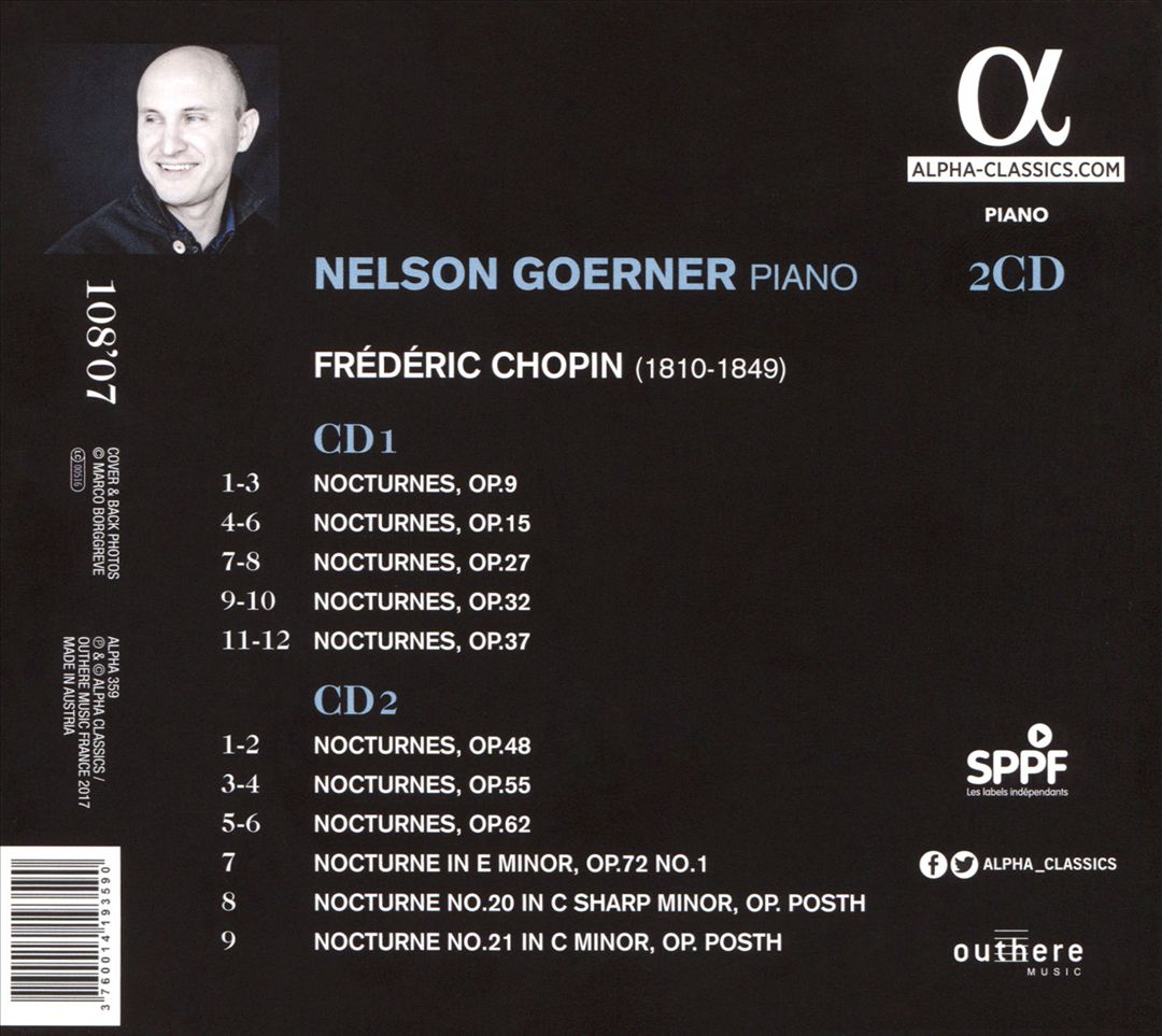 Chopin: Nocturnes cover art
