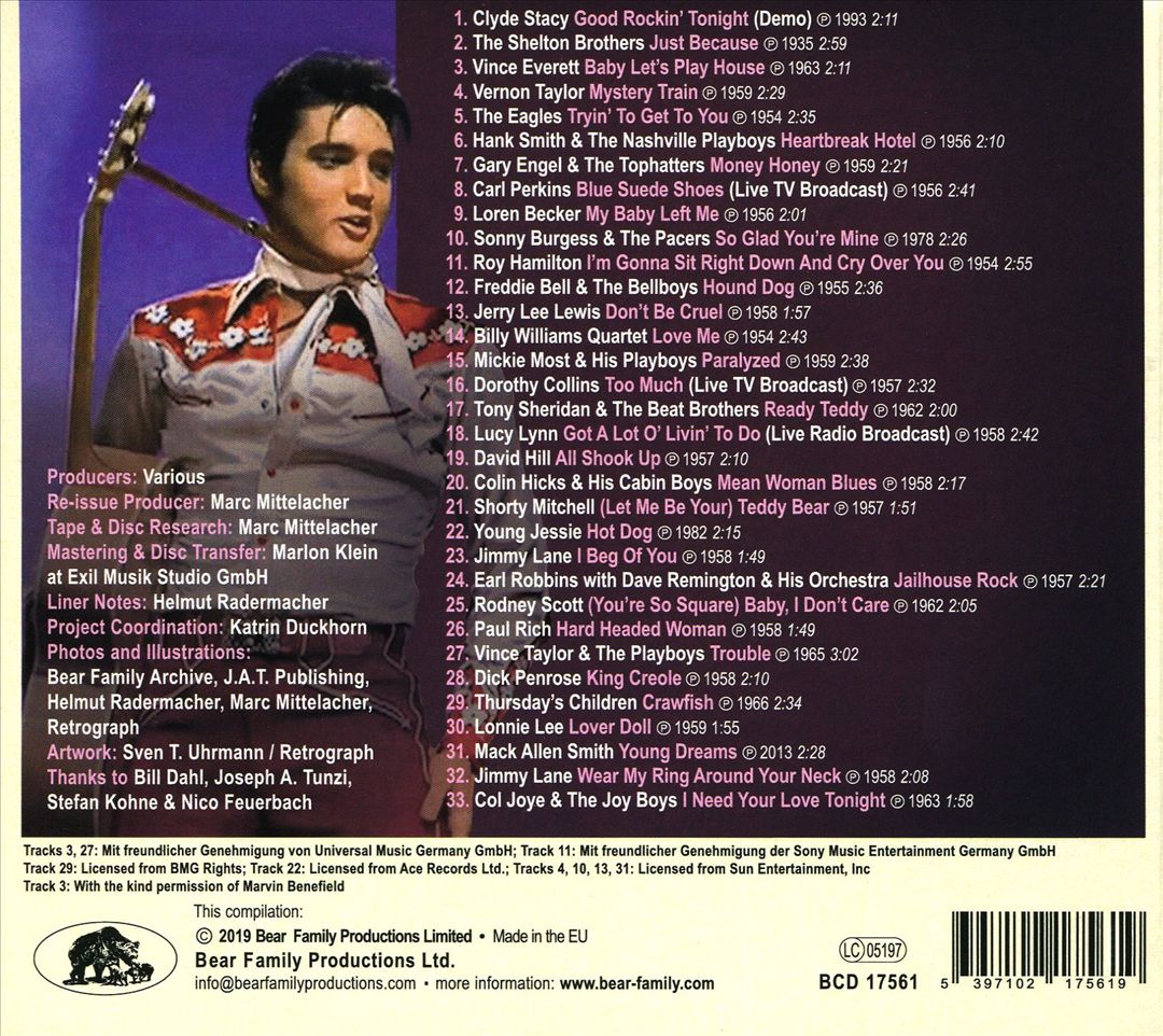 The Elvis Presley Connection, Vol. 1 cover art