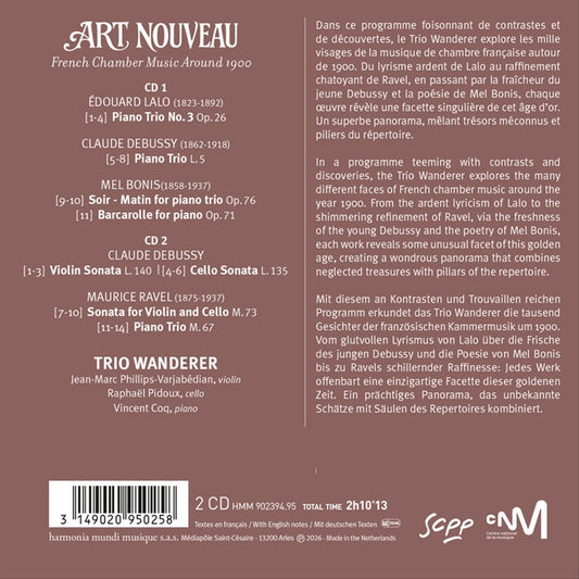 Art Nouveau: French Chamber Music Around 1900 cover art