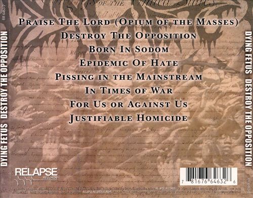 Destroy the Opposition cover art