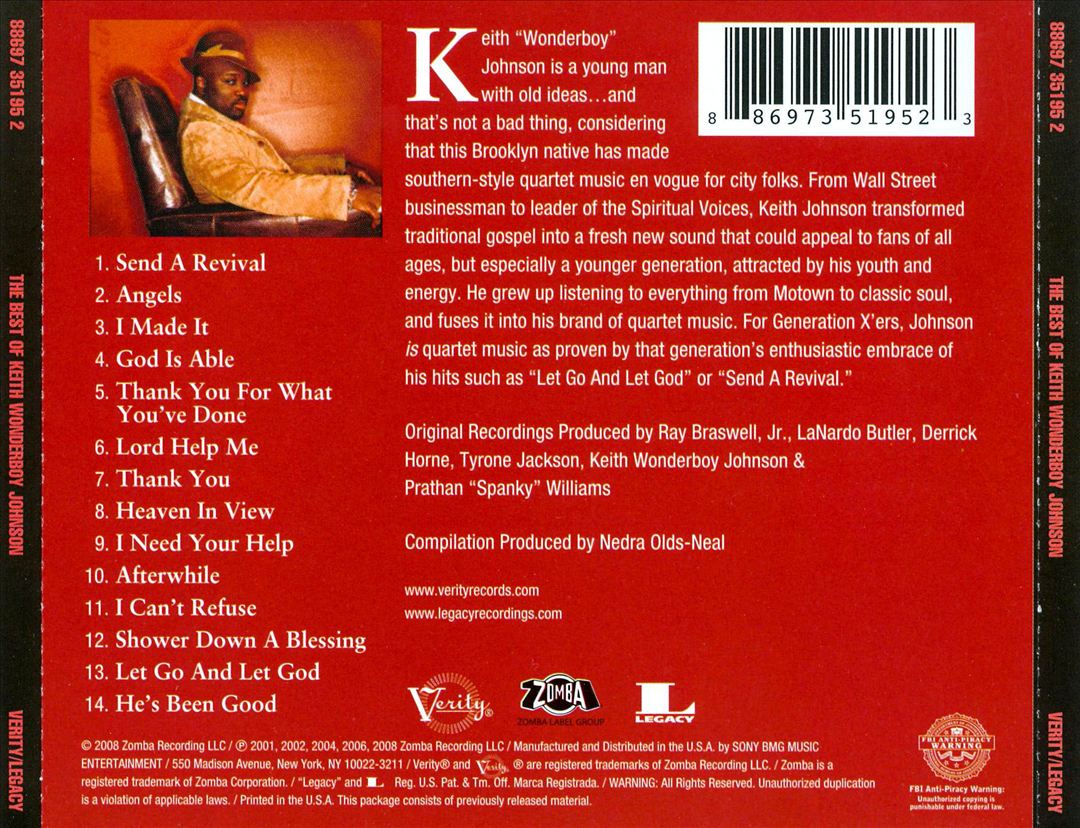 Best of Keith Wonderboy Johnson cover art