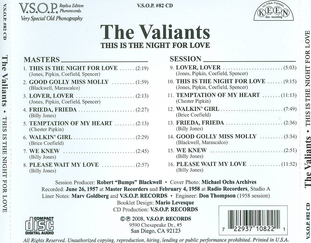 This Is the Night for Love cover art