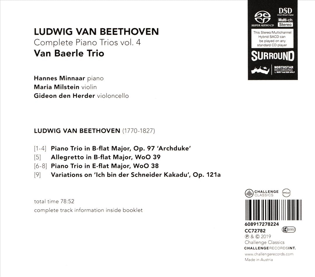 Ludwig van Beethoven: Complete Piano Trios, Vol. 4 cover art