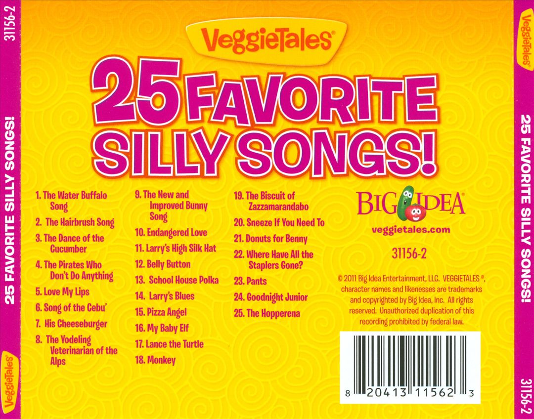 25 Favorite Silly Songs! cover art
