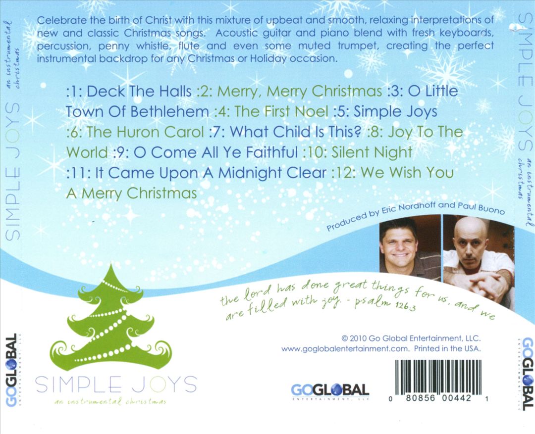 Simple Joys: An Instrumental Christmas cover art
