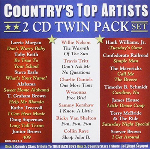Country's Top Artists: Lynyrd Skynyrd Frynds/Beach Boys Tribute cover art