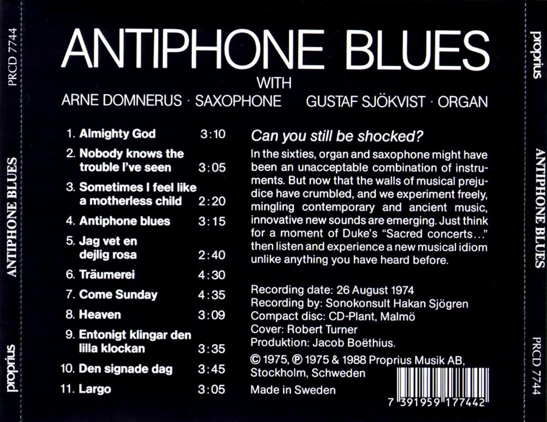 Antiphone Blues cover art