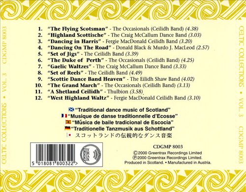 Ceilidh Band Music: Celtic Collections, Vol. 3 cover art