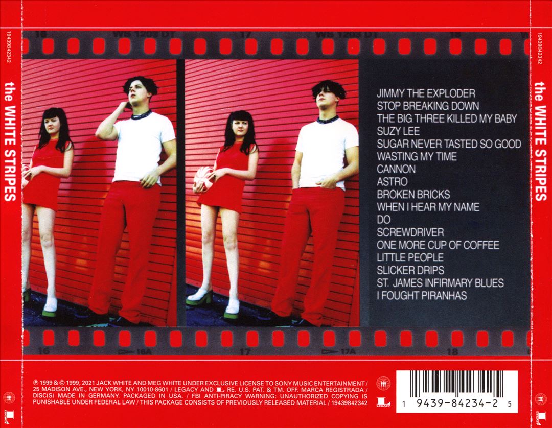 White Stripes cover art