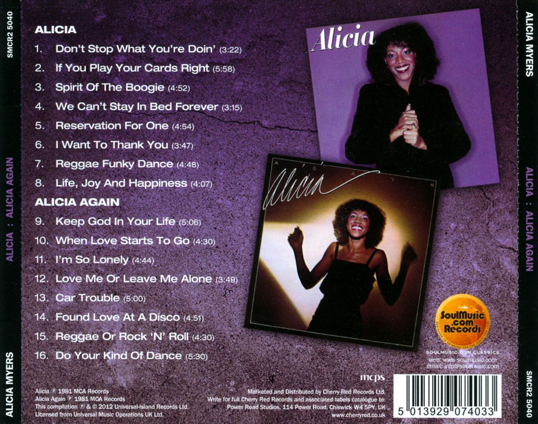 Alicia/Alicia Again cover art