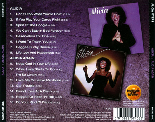 Alicia/Alicia Again cover art