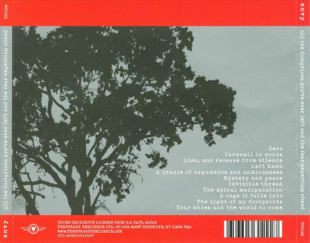 All the Footprints You've Ever Left and the Fear Expecting Ahead cover art
