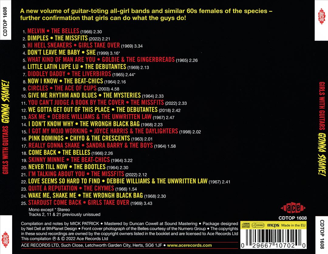 Girls With Guitars Gonna Shake! cover art