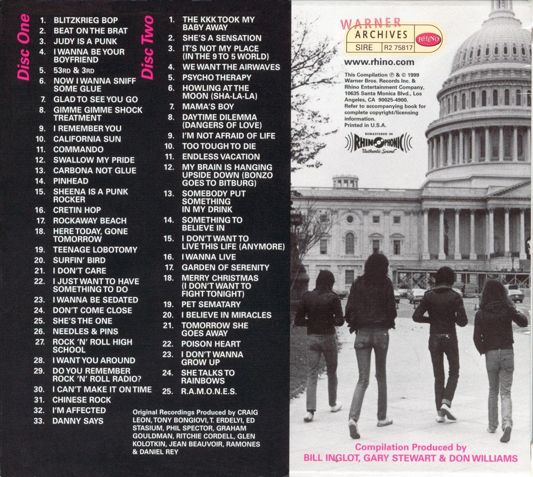 Hey! Ho! Let's Go: Ramones Anthology cover art
