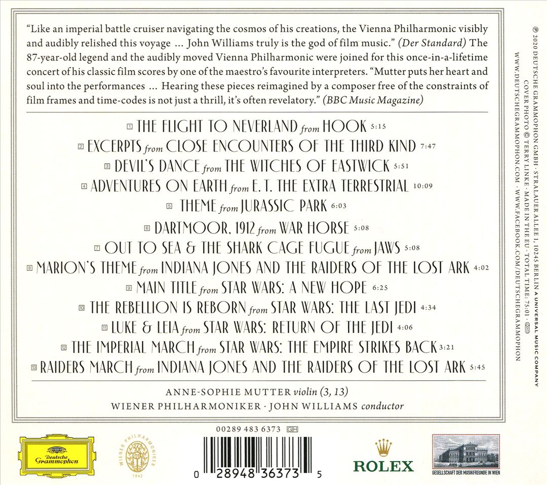 John Williams in Vienna cover art