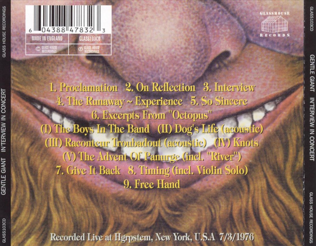 Interview in Concert cover art