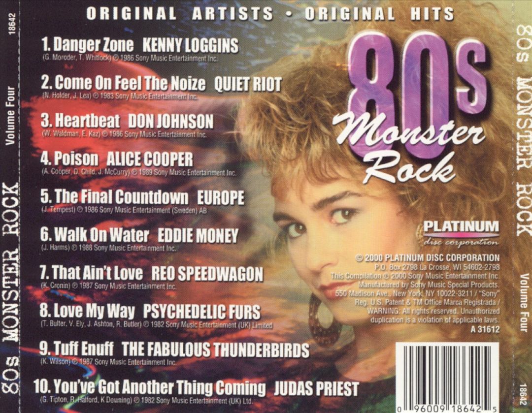 80s Monster Rock, Vol. 4 cover art