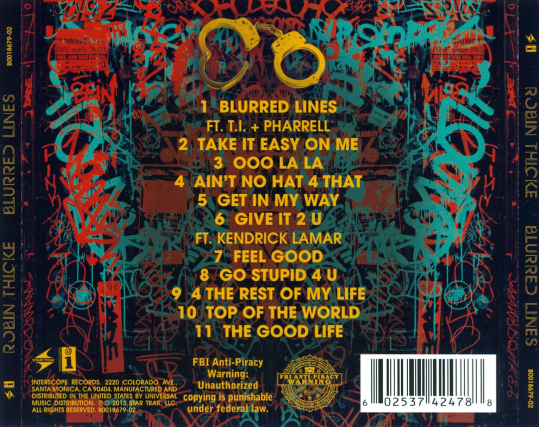 Blurred Lines [Bonus Track] cover art