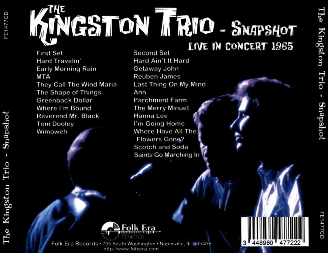 Snapshot: Live in Concert 1965 cover art