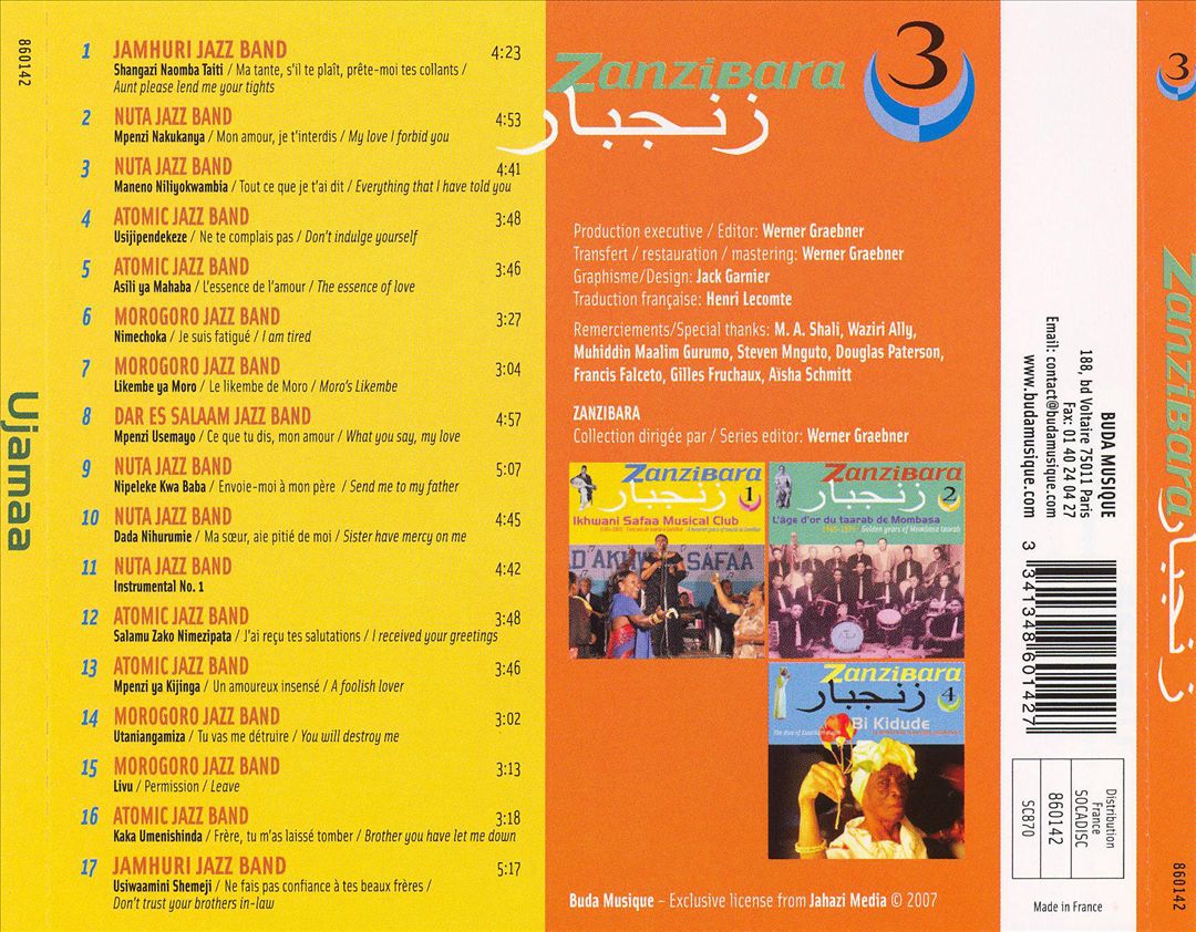Zanzibara, Vol. 3: Ujamaa cover art
