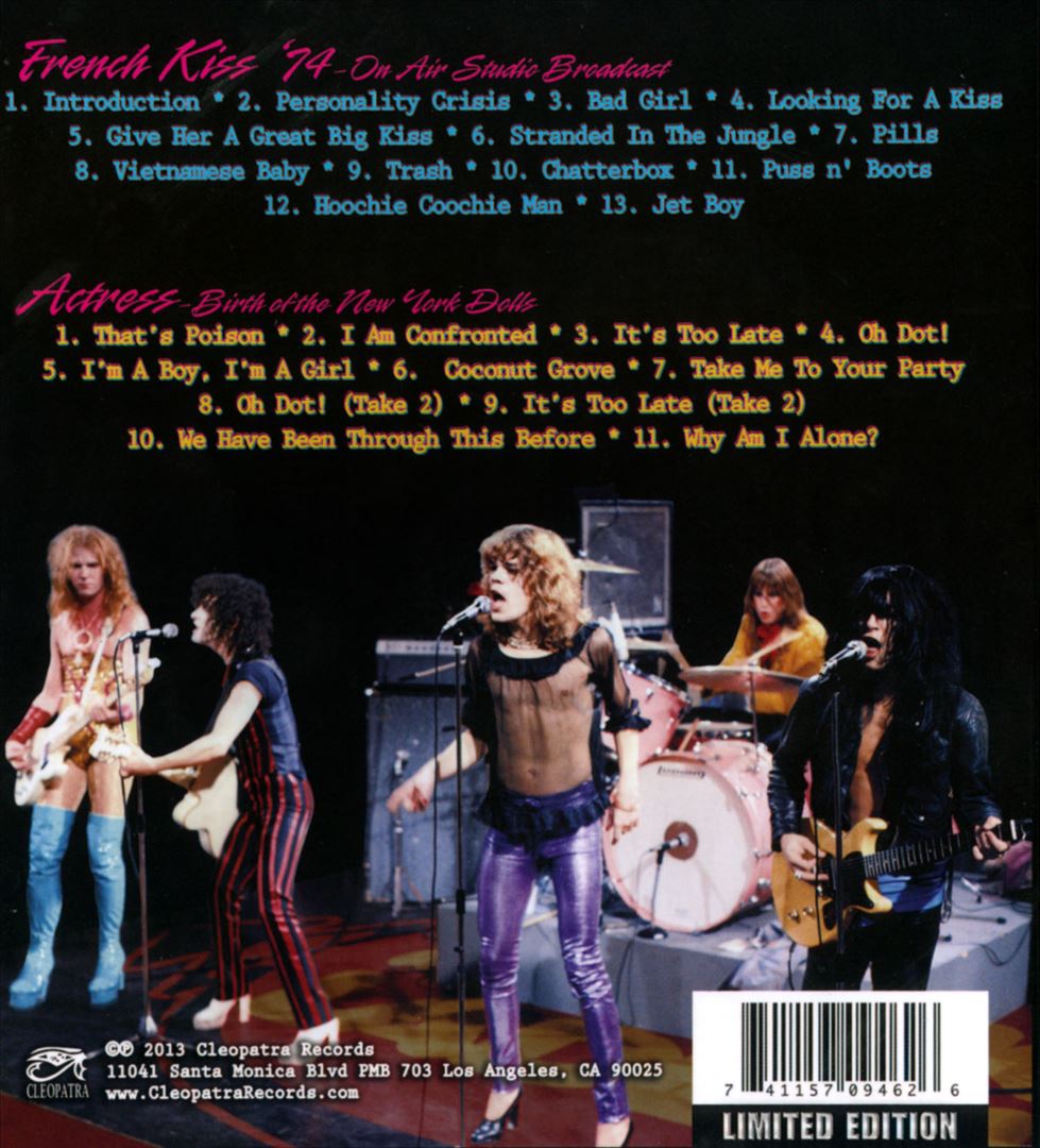 French Kiss '74/Actress: Birth of the New York Dolls cover art
