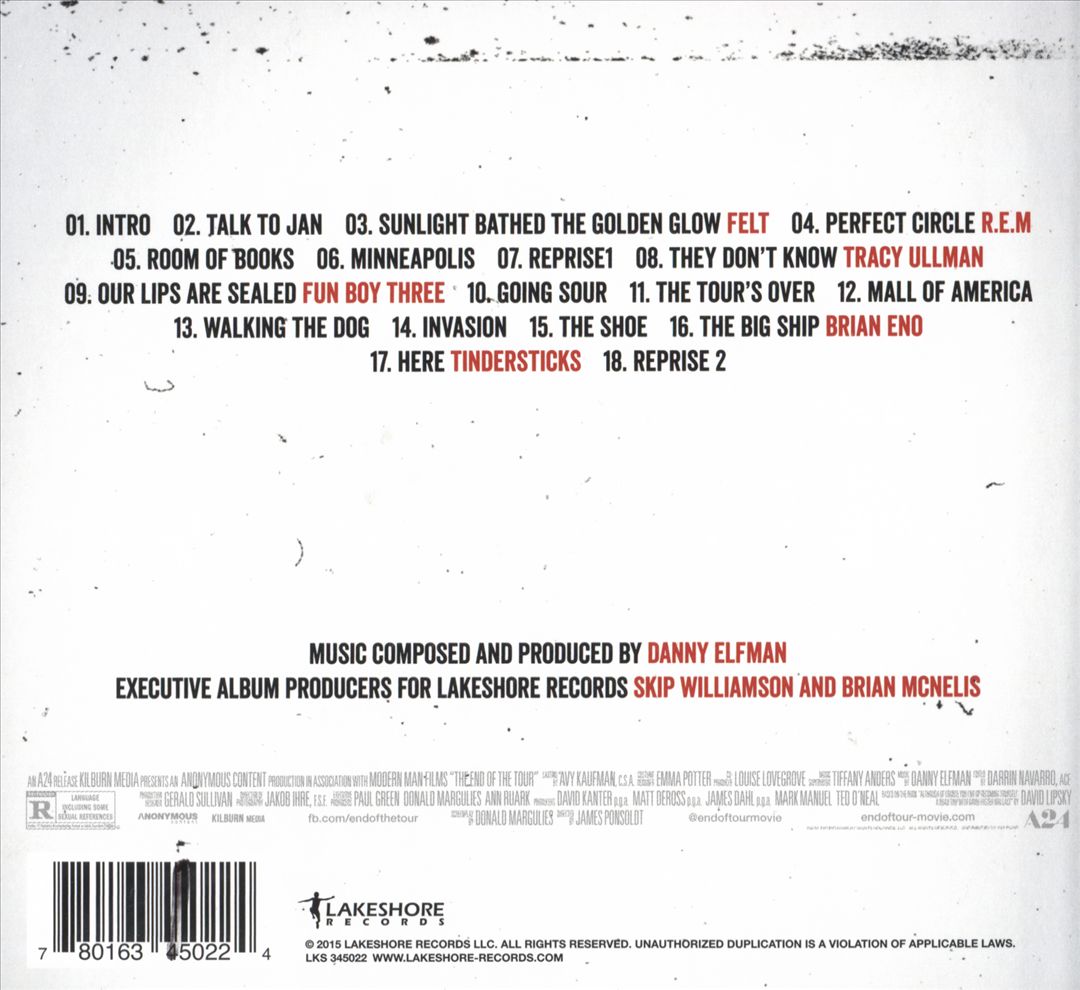End of the Tour [Original Motion Picture Soundtrack] cover art