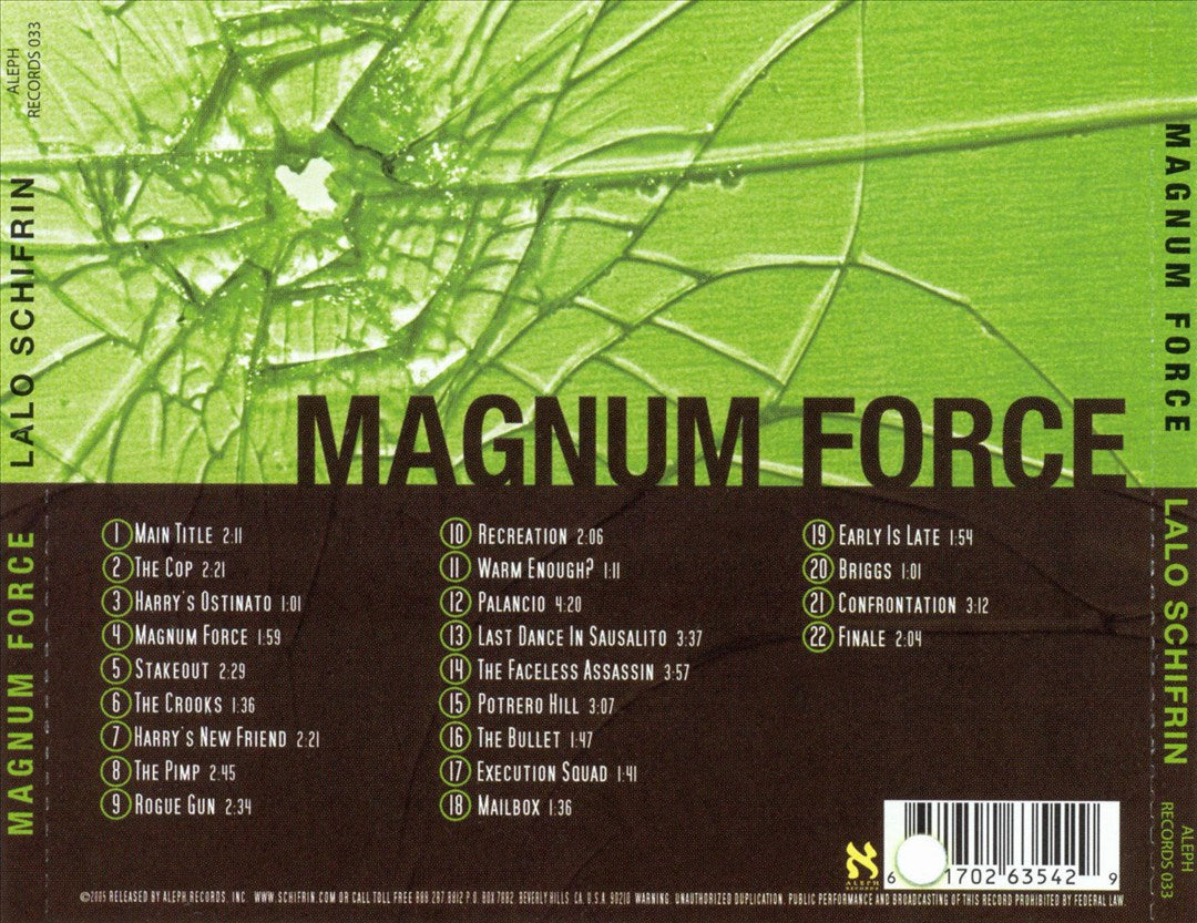 Magnum Force: The Original Score by Lalo Schifrin cover art