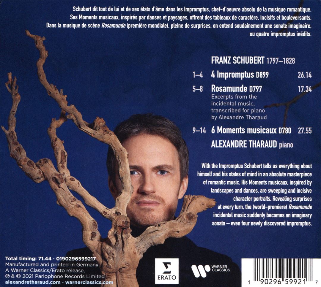 Schubert: Impromptus D899; Moments Musicaux D780 cover art