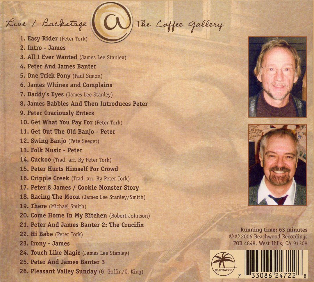Live/Backstage at the Coffee Gallery cover art